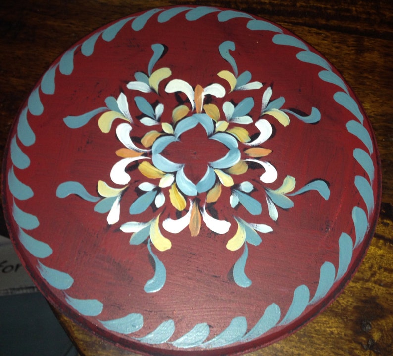 Hand Painted Lazy Susan Etsy