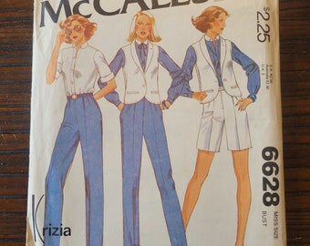 マッコールズ ヴィンテージ 1979 ベスト、シャツ、パンツ パターン 6628