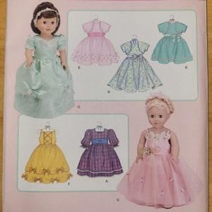 Simplicity Pattern 3547 Doll Dresses from 2007