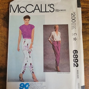 McCall&#39;s Vintage 1979 Pants Pattern 6892