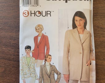 Patron de veste Simplicity vintage 2000 9138