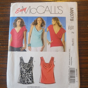 McCall&#39;s Tops Pattern 6077