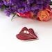 Tres Chic Lips Brooch main image 1