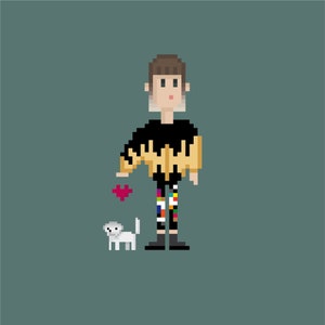 Individualisierte Pixel Illustration/Grafik Pixel Character Bild 4