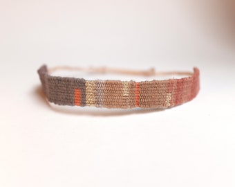 Individually handwoven bracelets | Textile bracelet | Unique pieces | Sustainable jewelry | Artistic bracelets