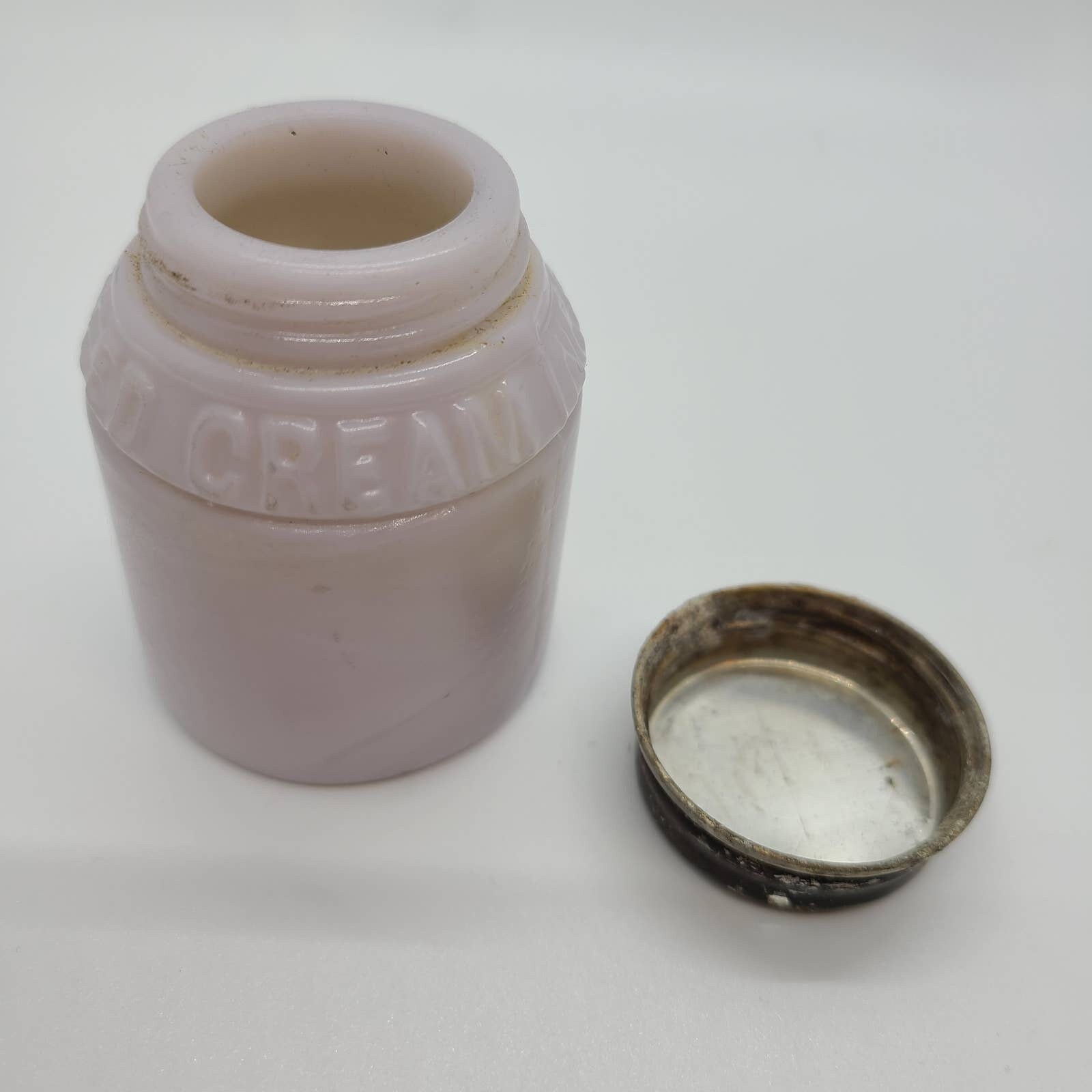 Vintage Ingrams Milkweed Cream Jar Rose Color with lid Etsy