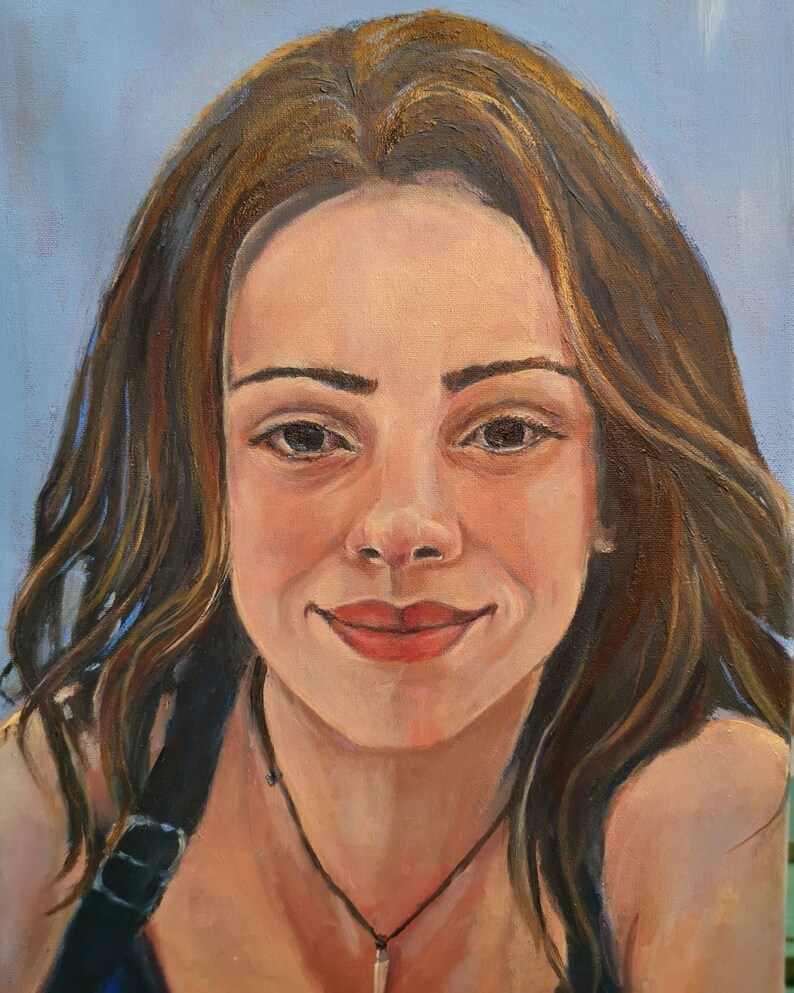 Custom Oil Painting Portrait From Photo: Personalized Art Commission - Etsy