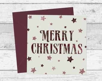 marble stars merry christmas cards mint green burgundy red set of 1 3 5 10 20 retro typography star christmas card holiday card - Mint Christmas Cards marble stars merry christmas cards mint green burgundy red set of 1 3 5 10 20 retro typography star christmas card holiday card - Mint Christmas Cards