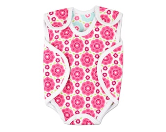 Summer Song Reversible NIC-Suit - NICU-Friendly Preemie Clothes available in sizes: Micro, Teeny and Preemie