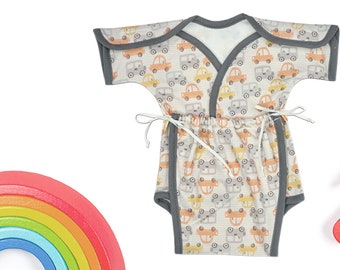 Bamboo Preemie Tee, NICU-Friendly Baby Clothes, 2-6lbs