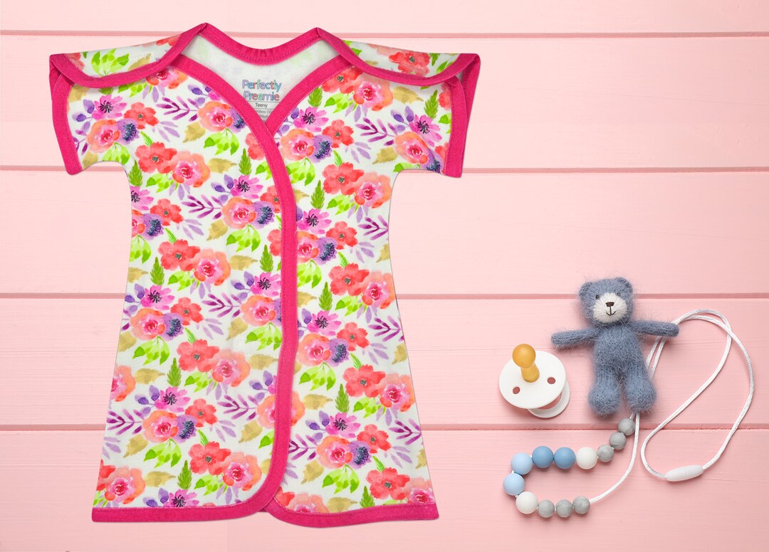 Preemie Clothes Preemie Girl preemie Baby Clothes NICU Friendly