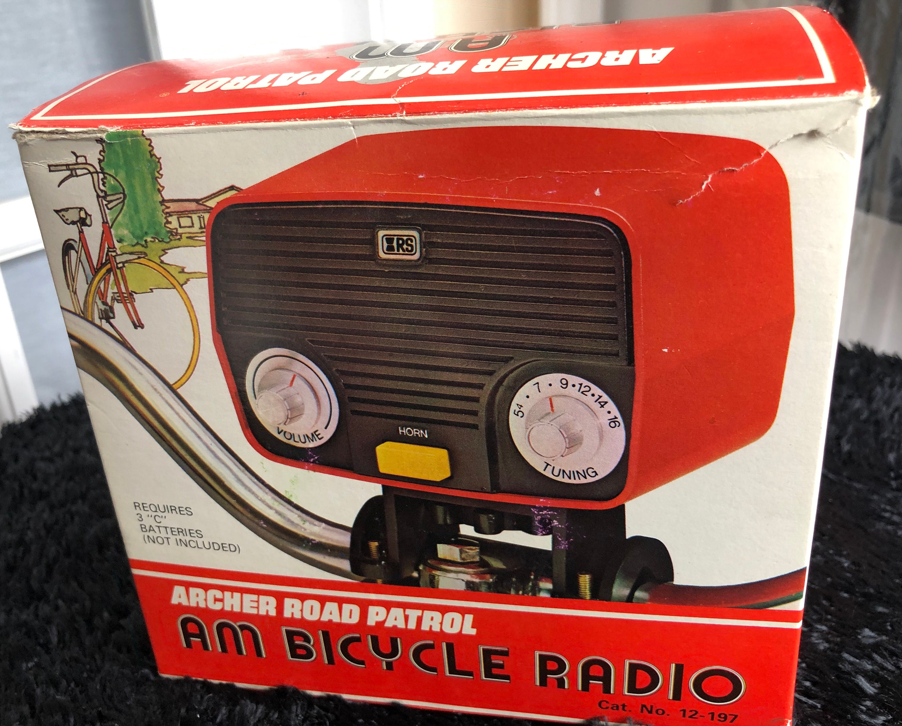 Vintage Bicycle Radio Archer Road Patrol AM Bicycle Radio From Radio Shack Tandy Sold AS IS Etsy Canada