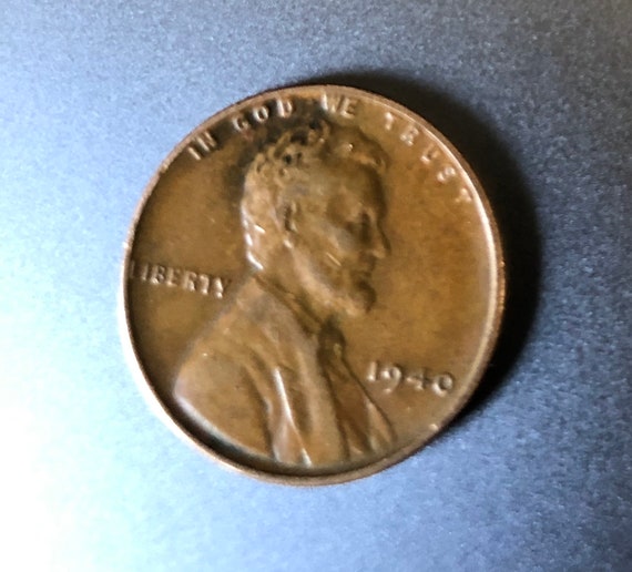 Wheat Leaf Penny 1940 Copper Lincoln Penny Etsy