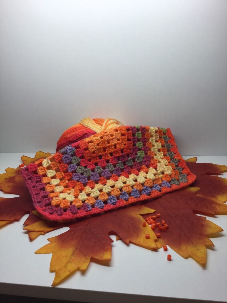 Crochet Blanket Baby Blanket Granny Square Doll Blanket Etsy