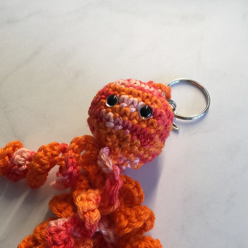 Octopus keychain crochet | Etsy