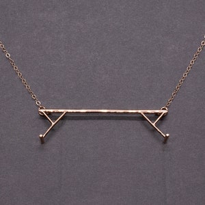 Evenwichtsbalk gymnastiek ketting, gymnast cadeau, gymnastiek team geschenken, gymnastiek coach cadeau, gymnastiek moeder ketting, gymnastiek cadeau