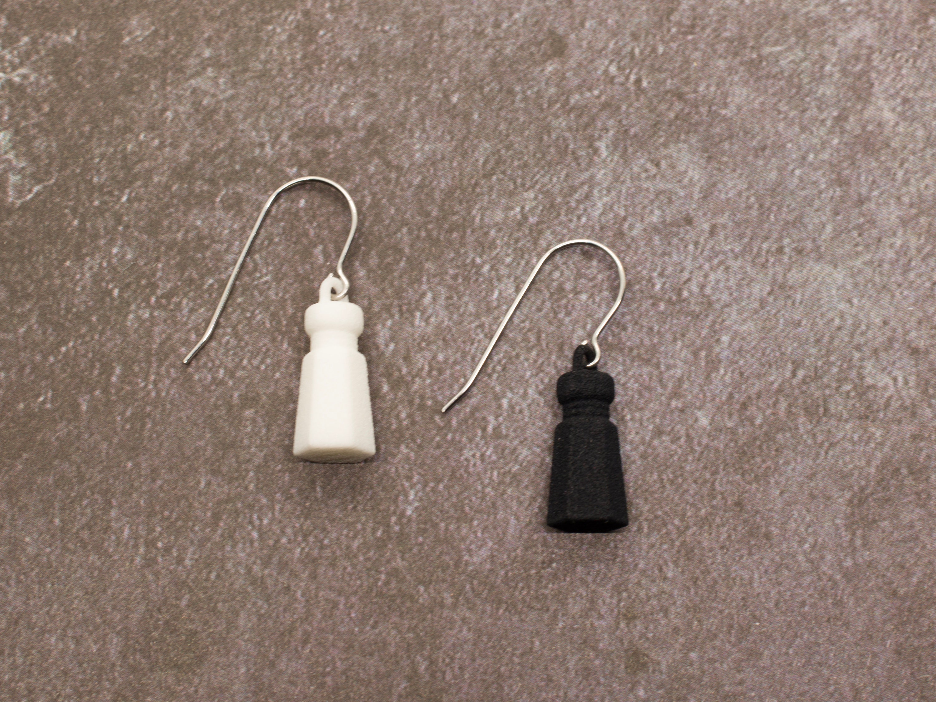 Salt and Pepper Shaker Earrings 3D Printed Mismatched Food Etsy