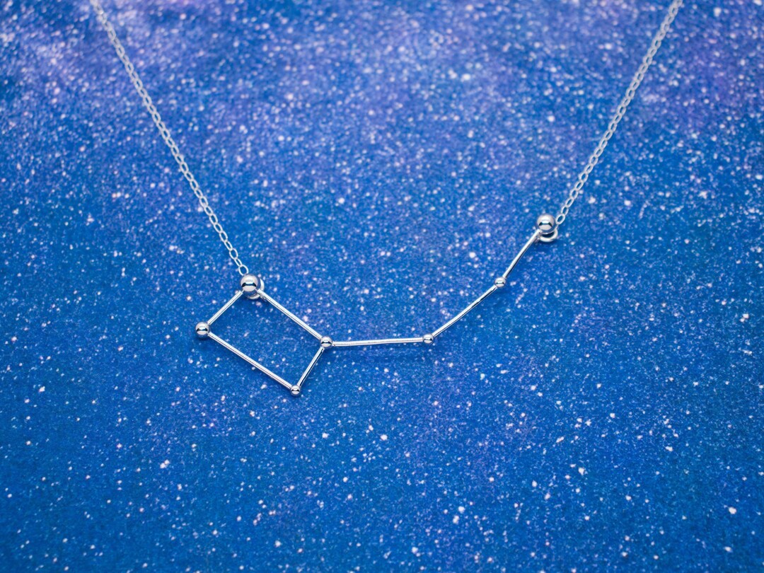 Little Dipper Necklace, Ursa Minor Necklace, Constellation