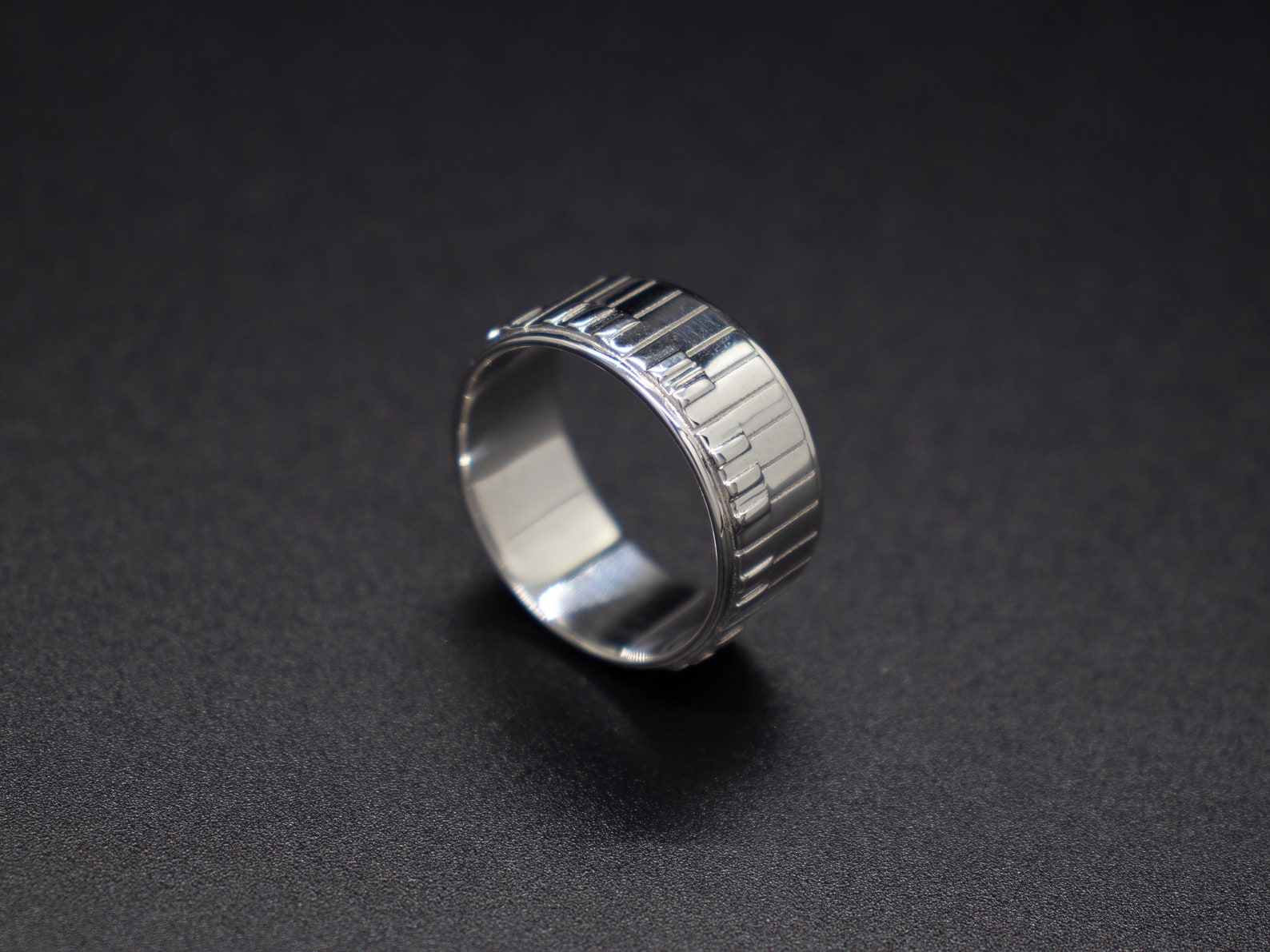 Piano Keyboard Ring: 3D Printed Metal, Made to Order - Etsy