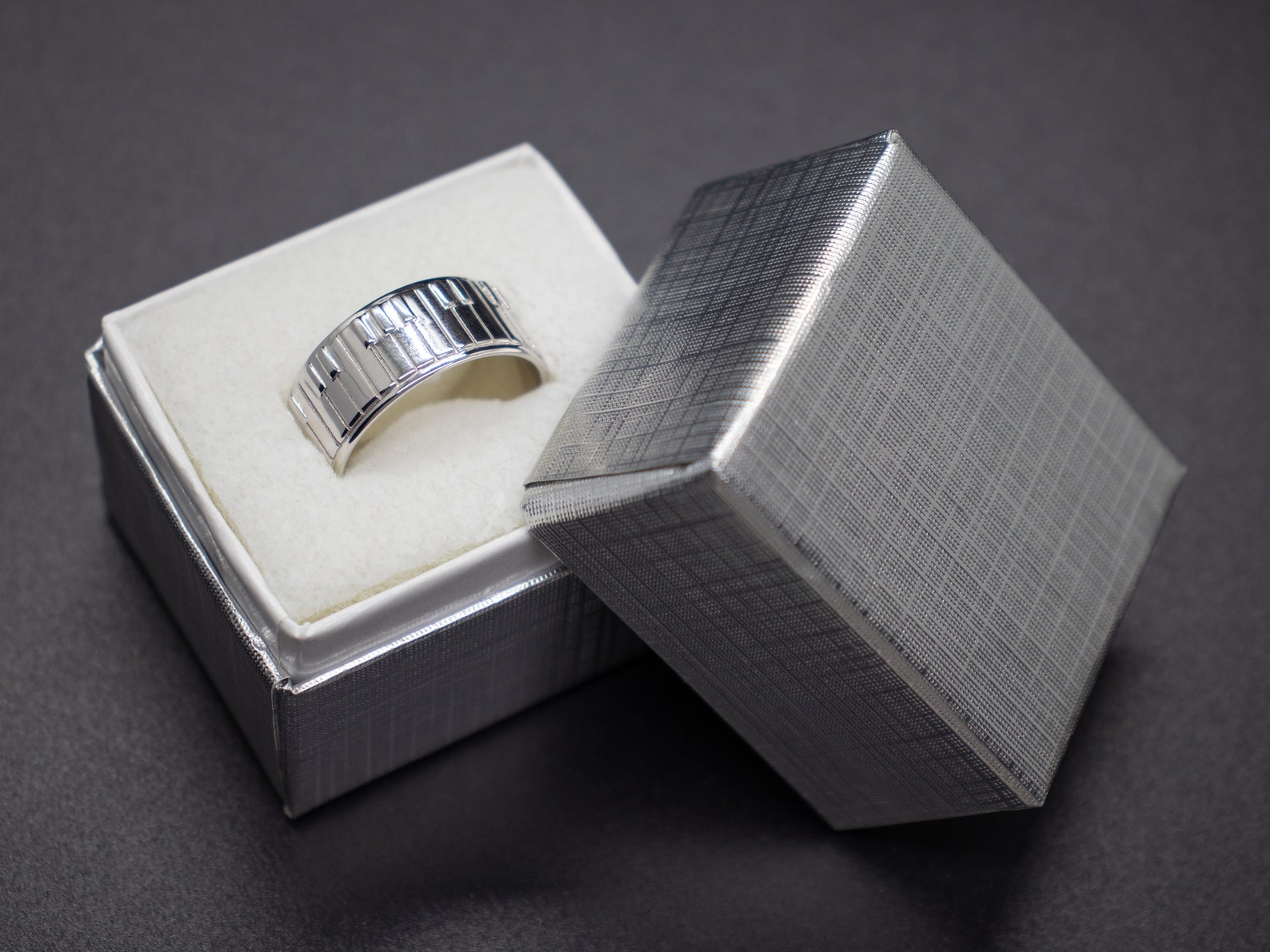 Piano Keyboard Ring: 3D Printed Metal, Made to Order - Etsy