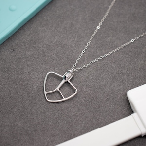 KitchenAid Style Beater Pendant: 3D Printed Mixer Necklace Baking Gift, Sterling Silver Baking Jewelry, KitchenAid Mixer Gift