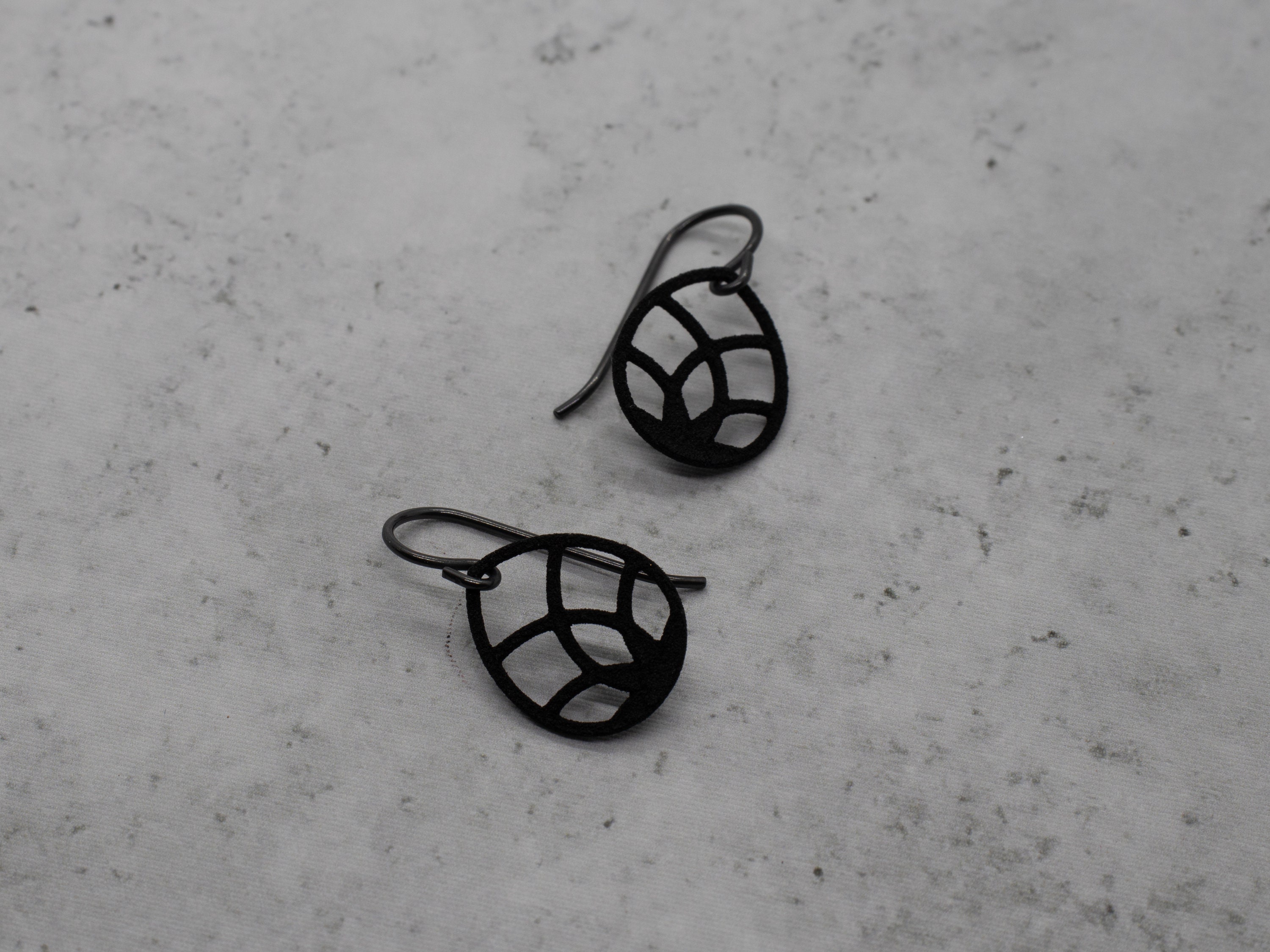 GG4135 Non Tarnish Brass Abstract Spiral Drop Earrings main image 1