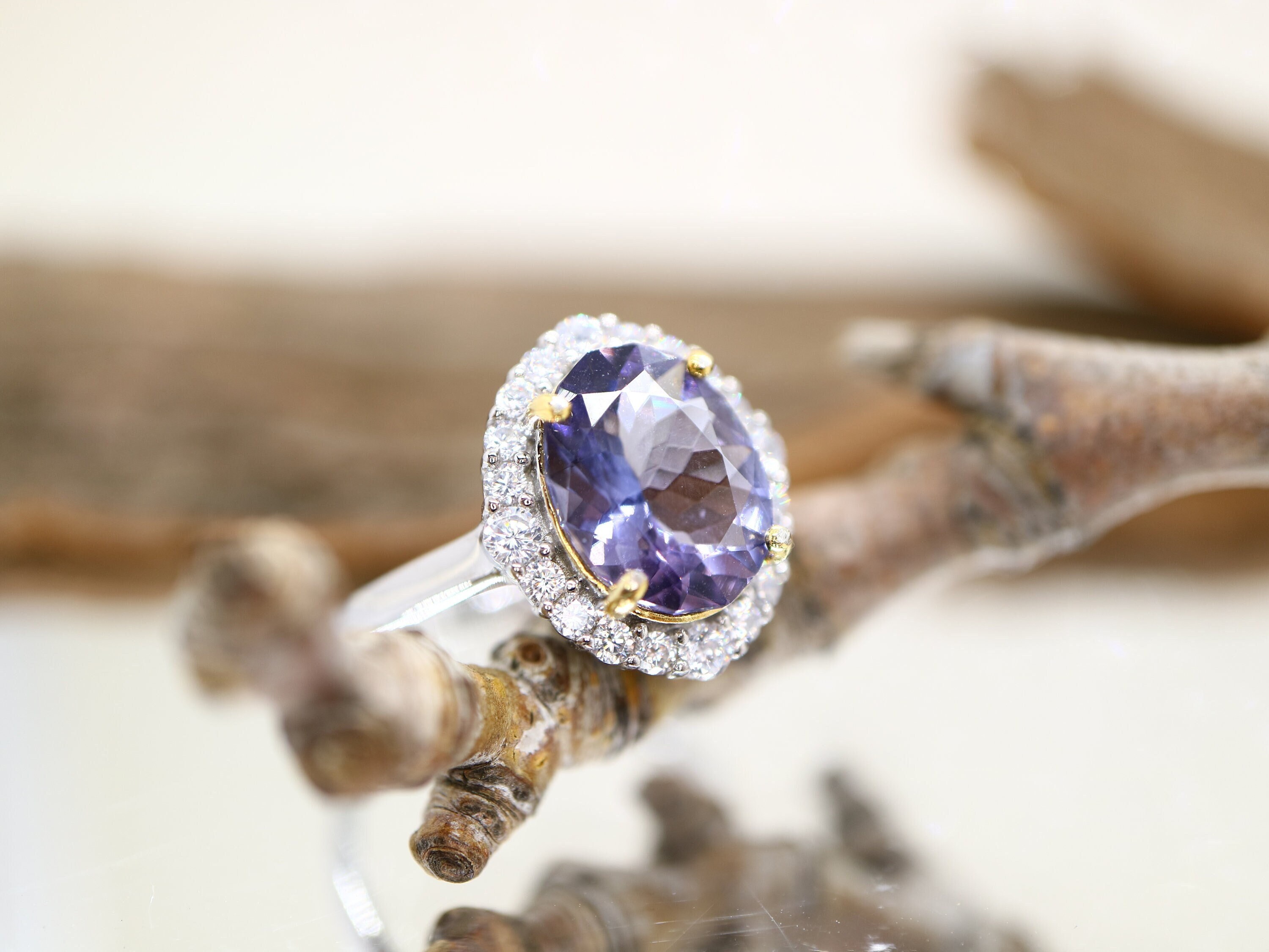 Anello tanzanite best sale naturale