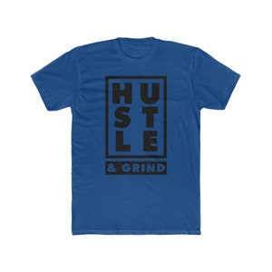 Hustle hard - Men&#39;s Cotton Crew