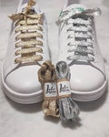 gold or silver laces product logo