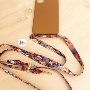 Cord, link, for telephone, adjustable in liberty or fabric of your customizable choice