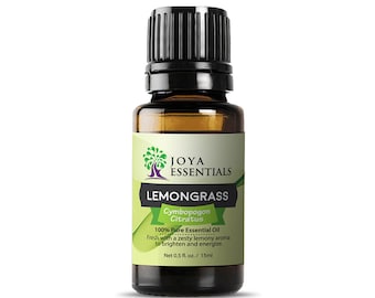 Organic Lemongrass Essential Oil: 100% Pure, Therapeutic Grade