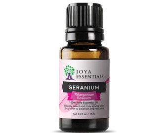 Rose Geranium Essential Oil: Organic, 100% Pure, Therapeutic Grade