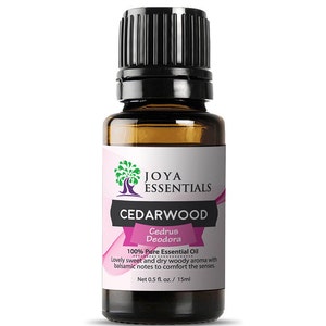 Cedarwood Essential Oil, Himalayan Cedarwood oil, Organic Cedarwood, 100% Pure Essential Oil, Undiluted
