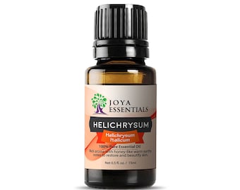 Biologische etherische olie van helichrysum italicum: 100% pure immortelle