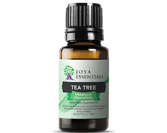 Organic Tea Tree Essential Oil: 100% Pure, Steam Distilled