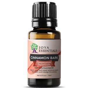 Cinnamon Bark Essential Oil | 100% Pure Cinnamon Bark Essential Oil | Organic Cinnamon Oil |Therapeutic grade