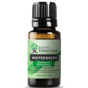 Wintergreen Essential oil | 100% Pure Essential Oil | Organic | Premium Quality | Undiluted| Therapeutic Grade