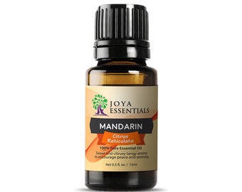 Organic Mandarin Essential Oil: 100% Pure, Therapeutic Grade