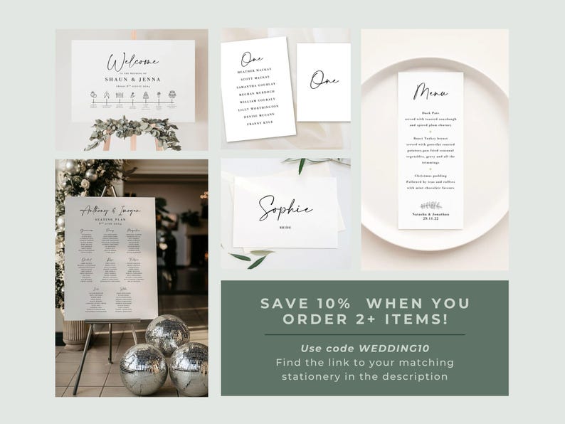 a collage of photos with the words save 10 % when you order 2 items