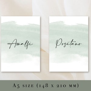 Noms de table de mariage personnalisés | Numéros de table de mariage personnalisés | Modèle de noms ou de numéros de table personnalisés