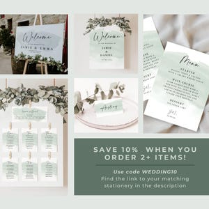 a collage of wedding items with the words save 10 % when you order 2