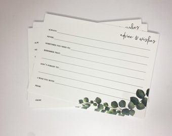 Wedding Table Games | Wedding Advice Cards | Advice for the bride and groom | Wedding message cards | Hen Do Games