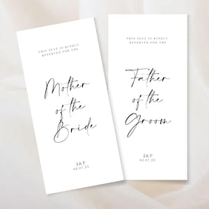 Letreros de reserva de boda personalizados, tarjetas de asientos para la ceremonia, asientos reservados y letreros de fila, letreros de pasillo para la ceremonia reservados