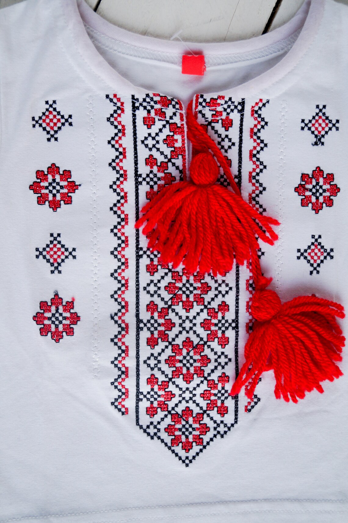 Embroidered Baby Tshirt Ukrainian Baby Blouse Vyshyvanka Etsy