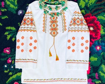 Handmade Ukrainian Blouse, Vyshyvanka, Embroidered Blouse, Ukrainian Souvenir, Vishivanka Vyshyta Sorochka