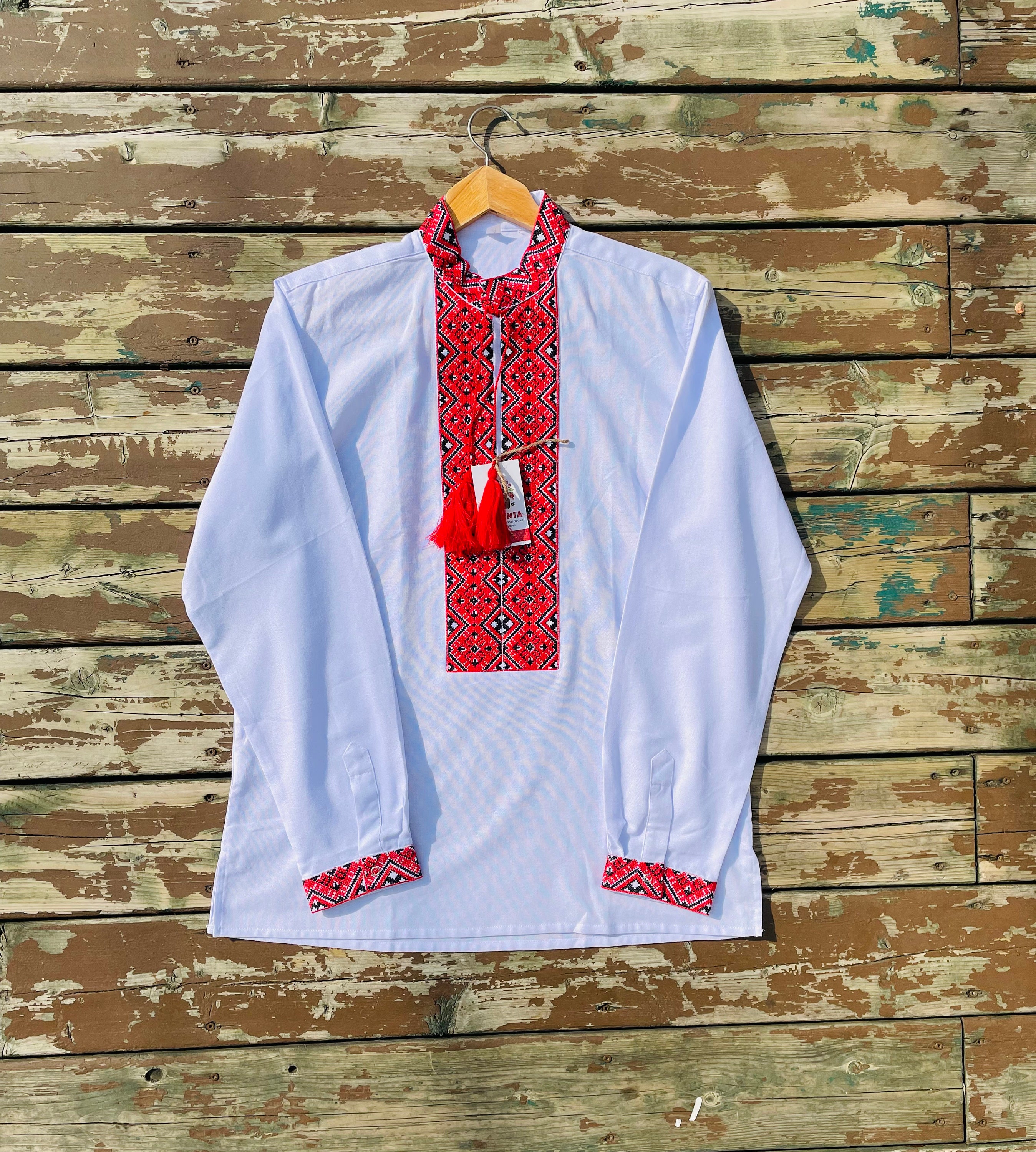 Ethnic Embroidered Shirt Ukrainian 