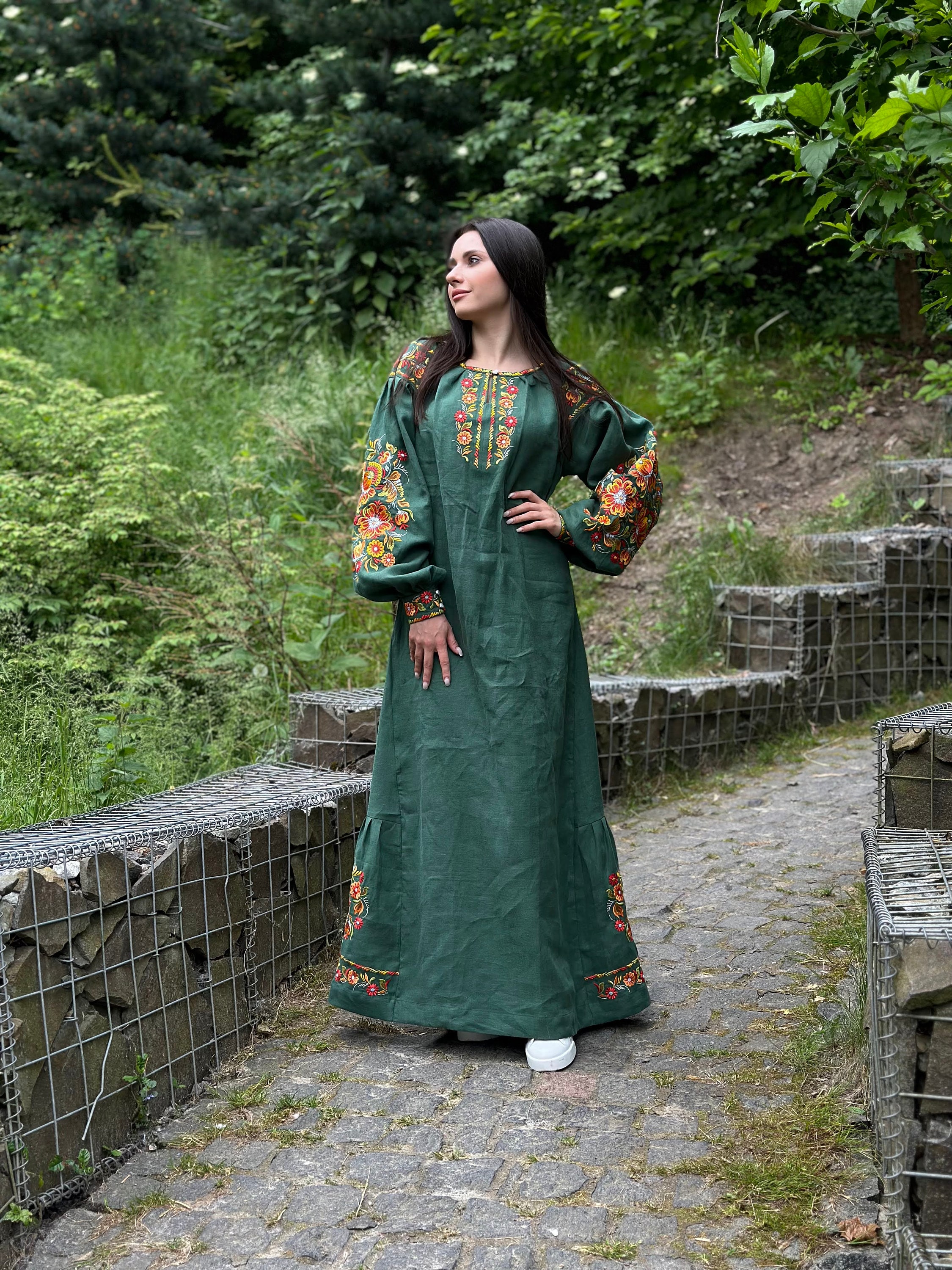 un cinq購入 vintage ukrainan dress