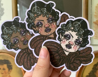 Gothic Cherub Stickers | Cherub Stickers, Gothic Stickers, Whimsigoth Stickers, Witchy Stickers