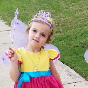 READY TO Ship fancy Nancy Costume fancy Nancy Dress disney Cosplay Outfit disney Junior fancy Nancy Birthday girls Dress Sensory Outfit Etsy