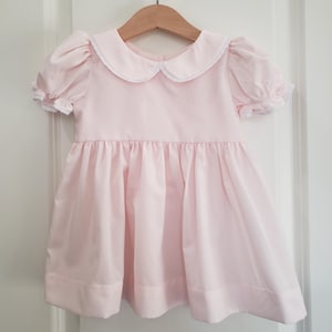 Classic pink baby dress 12 months